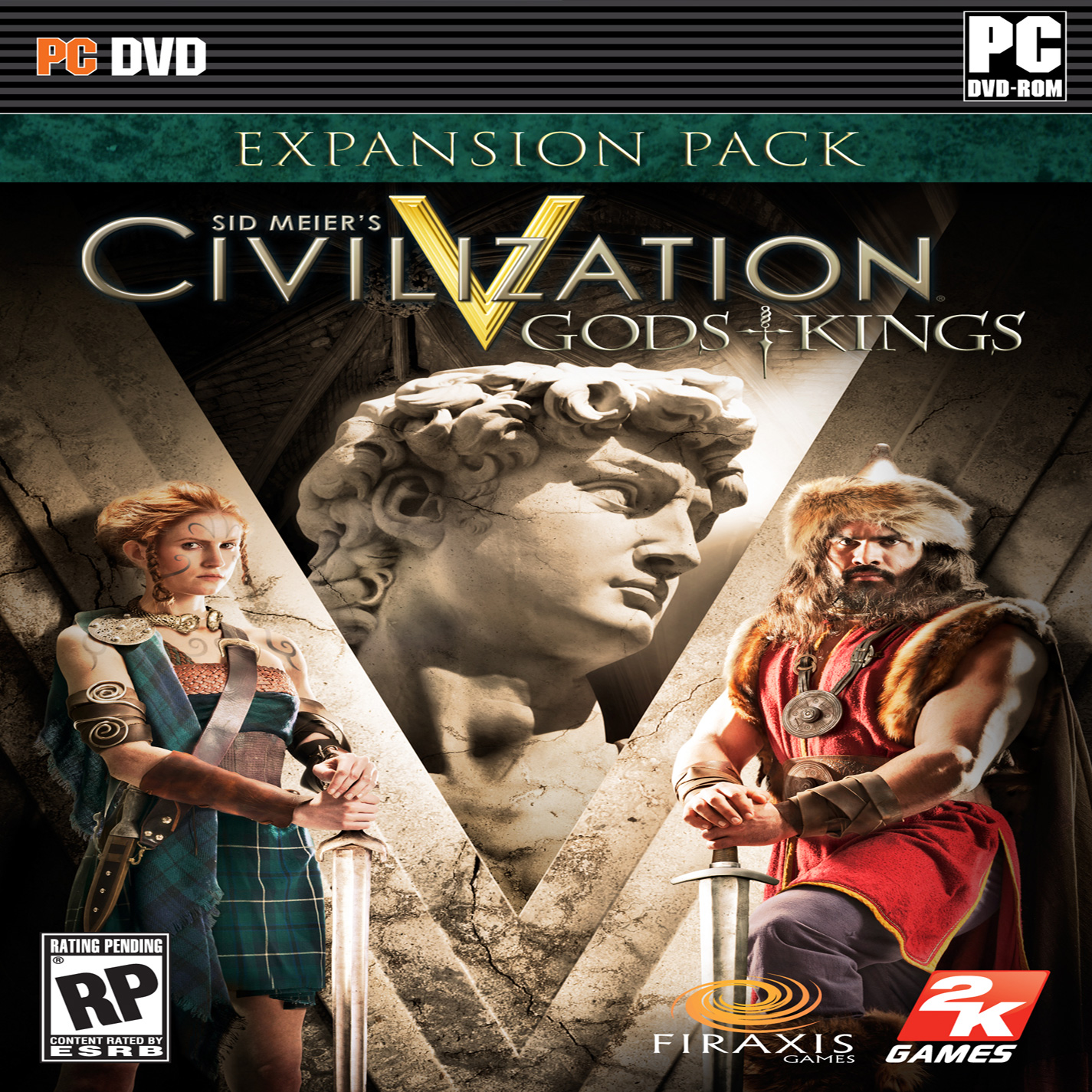 Civilization V: Gods & Kings - predn CD obal