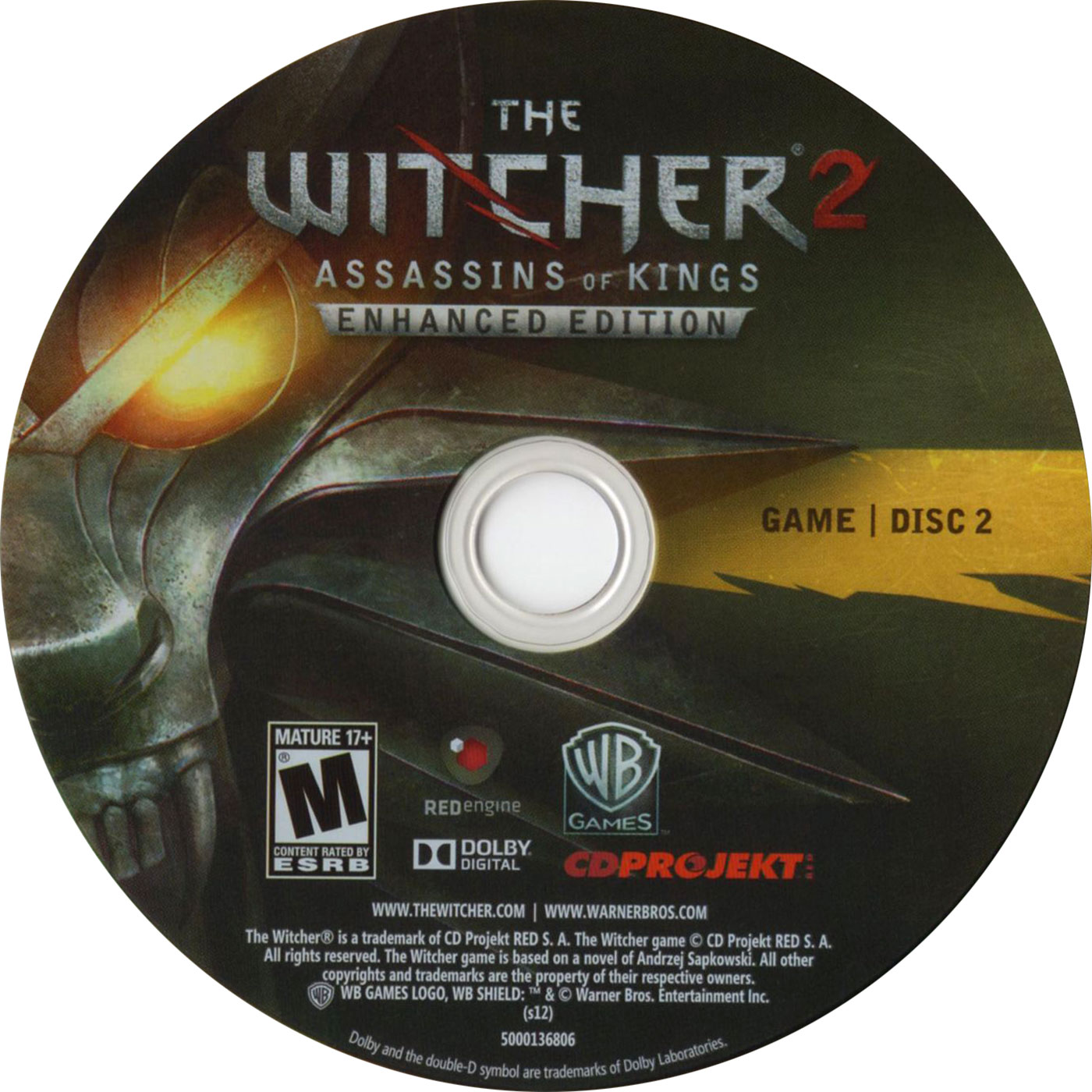 The Witcher 2: Assassins of Kings Enhanced Edition - CD obal 4