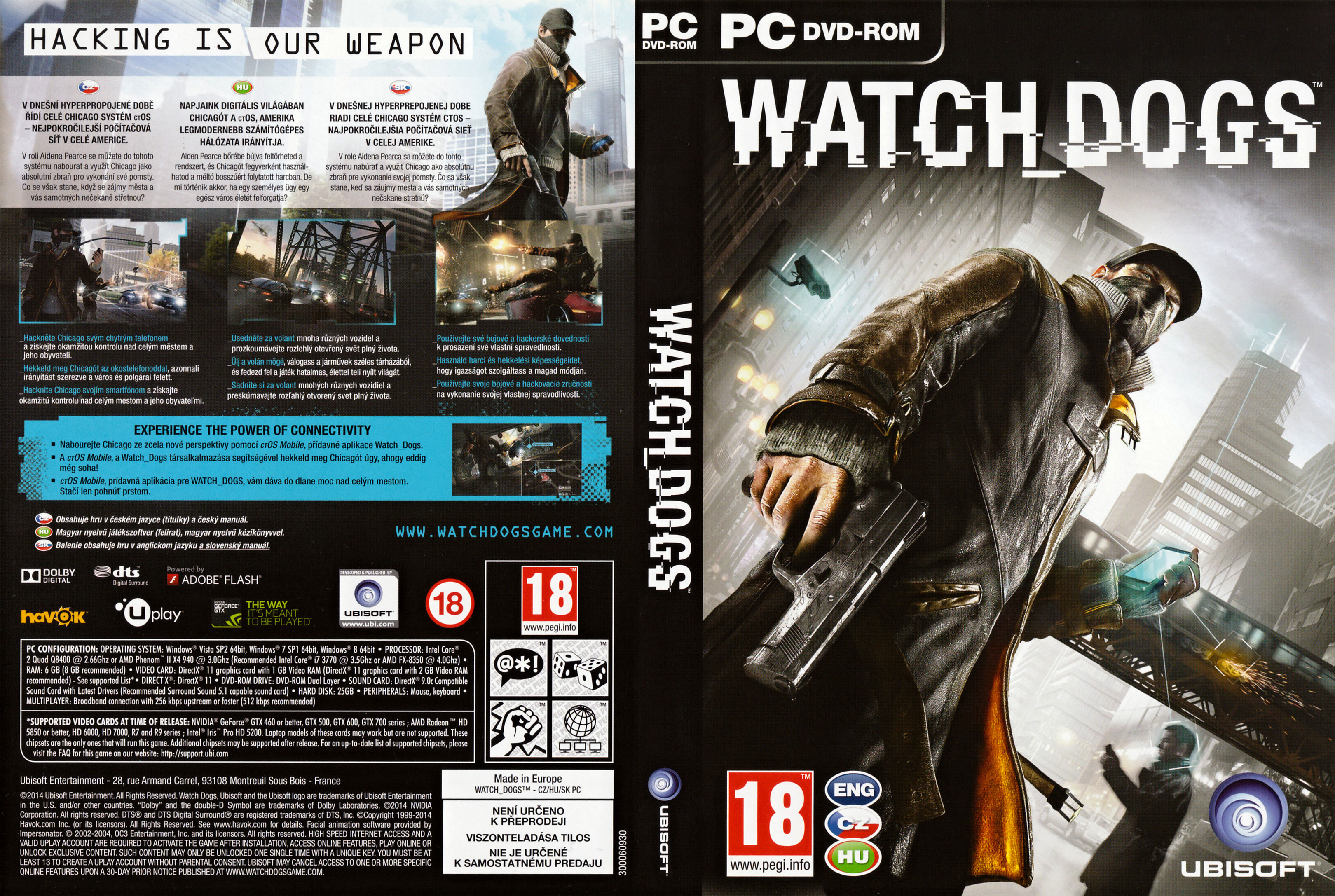 Watch Dogs - DVD obal
