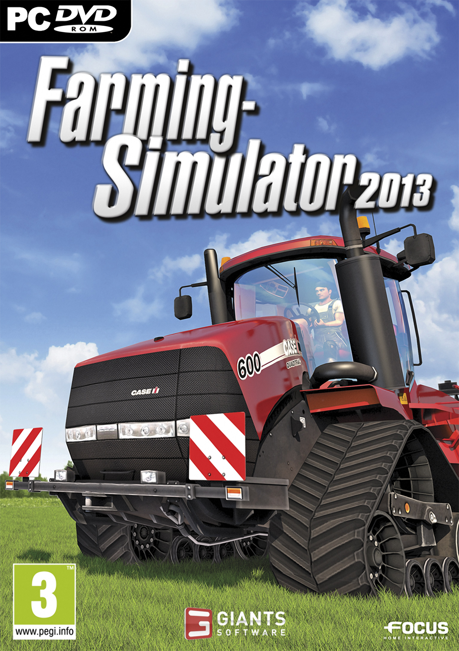 Farming Simulator 2013 - predn DVD obal