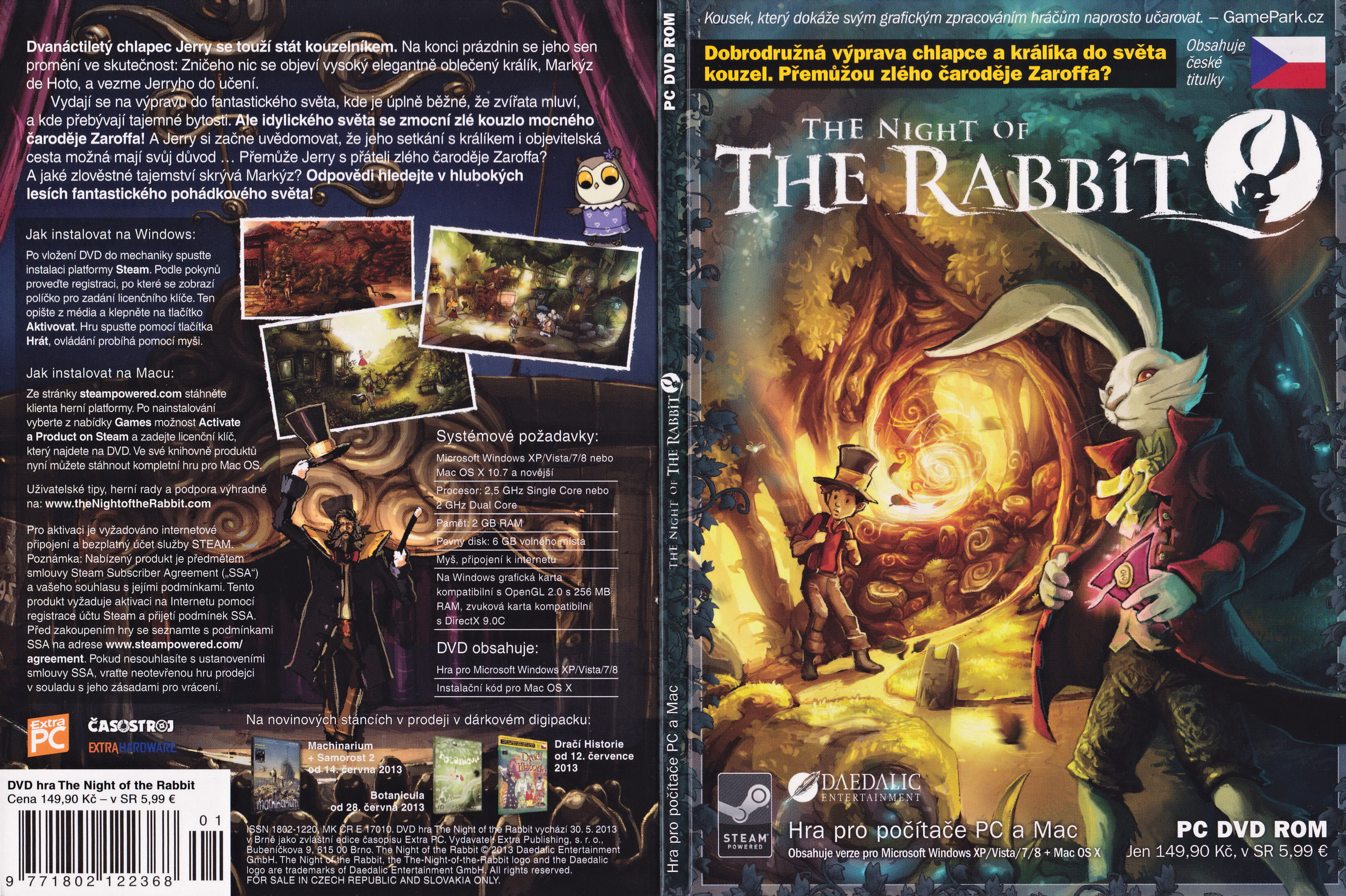 The Night of the Rabbit - DVD obal