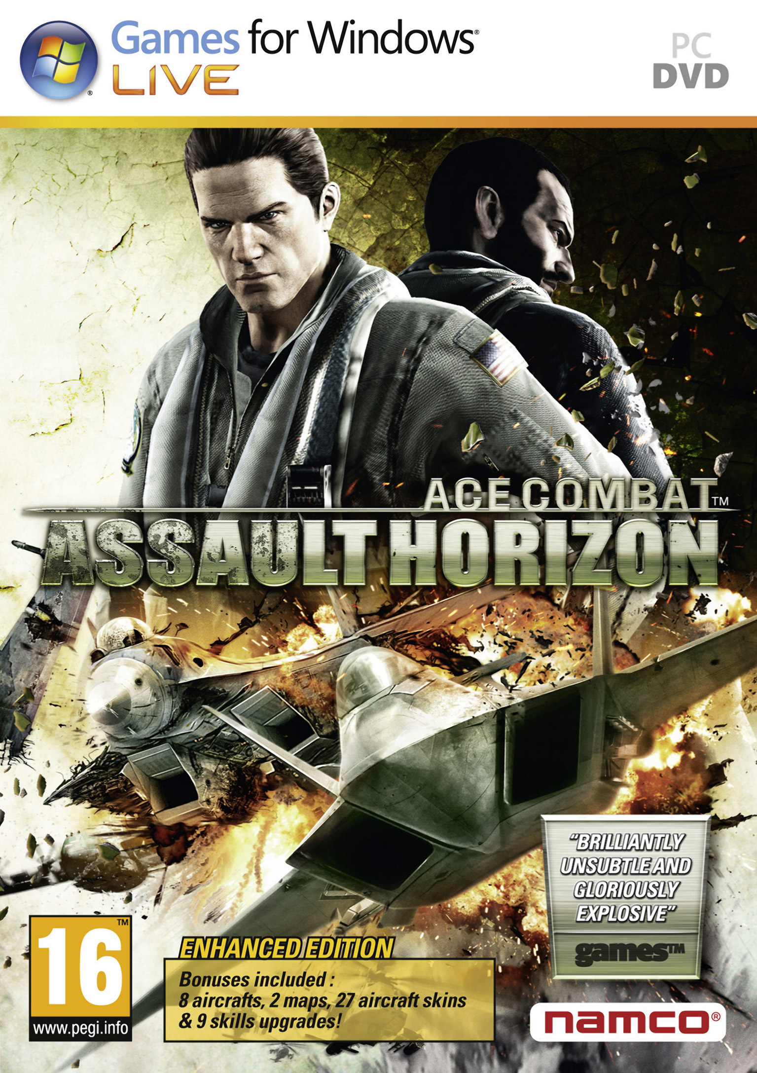 Ace Combat: Assault Horizon - Enhanced Edition - predn DVD obal