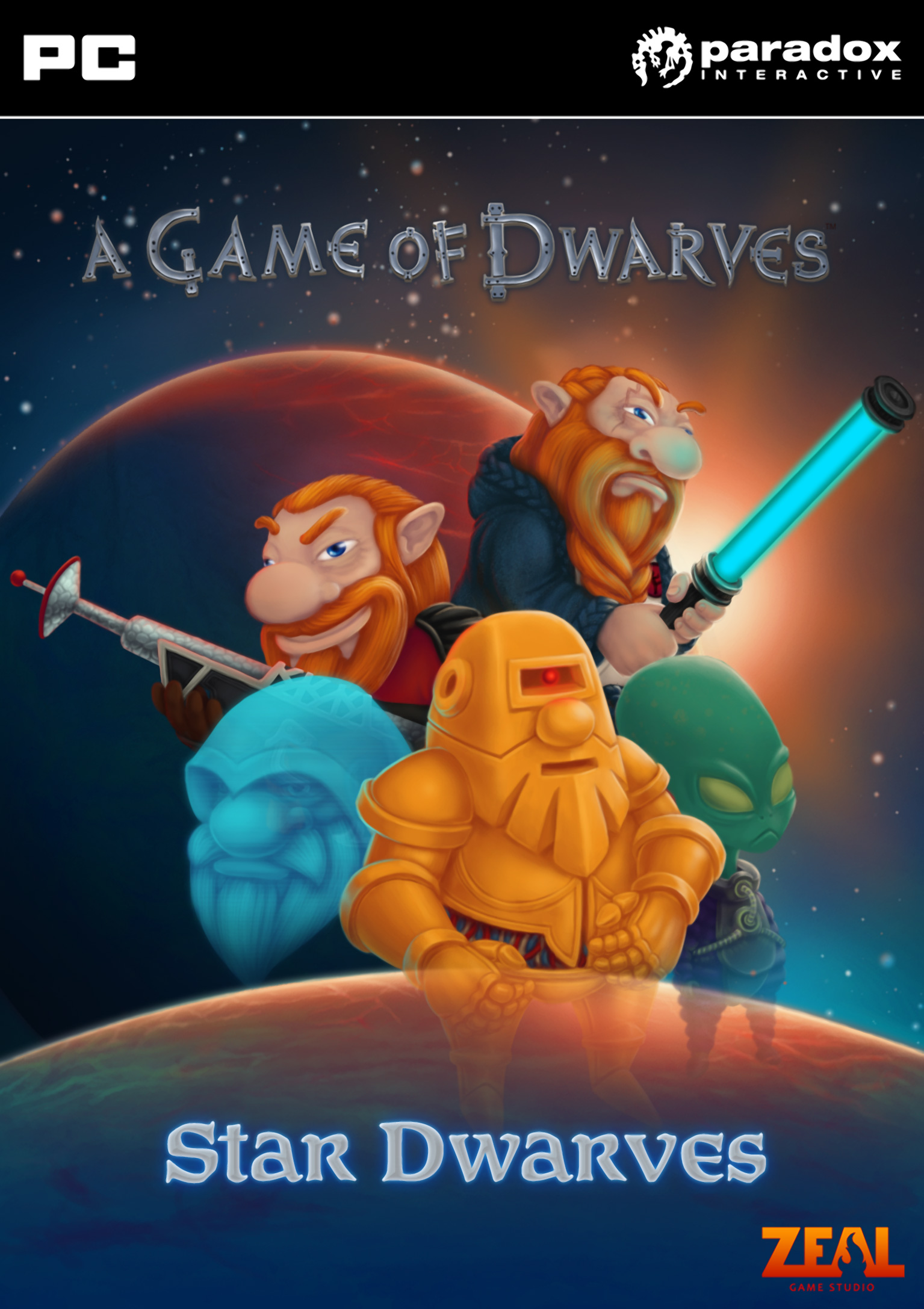 A Game of Dwarves: Star Dwarves - predn DVD obal