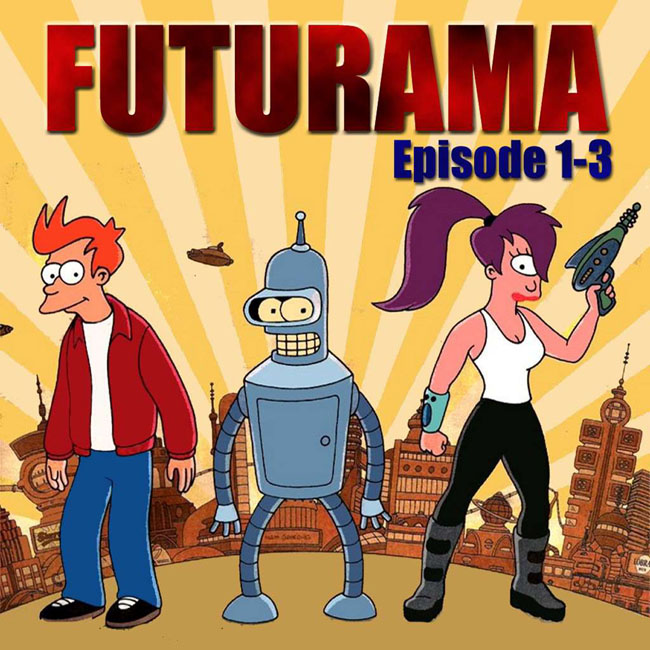 Futurama Episode 1-3 - predn CD obal
