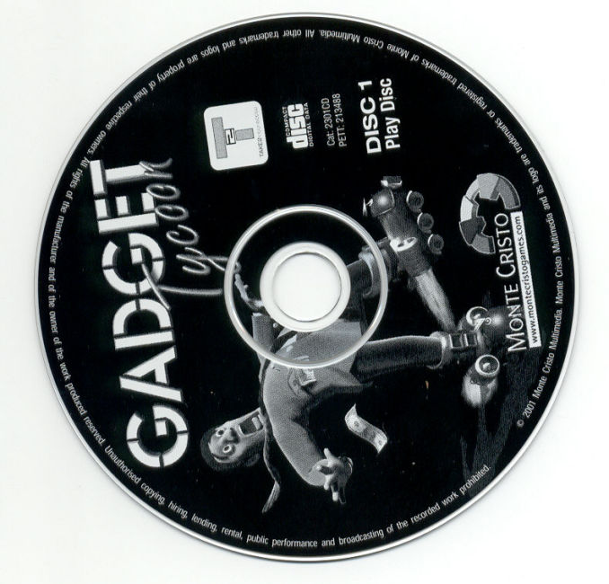 Gadget Tycoon - CD obal