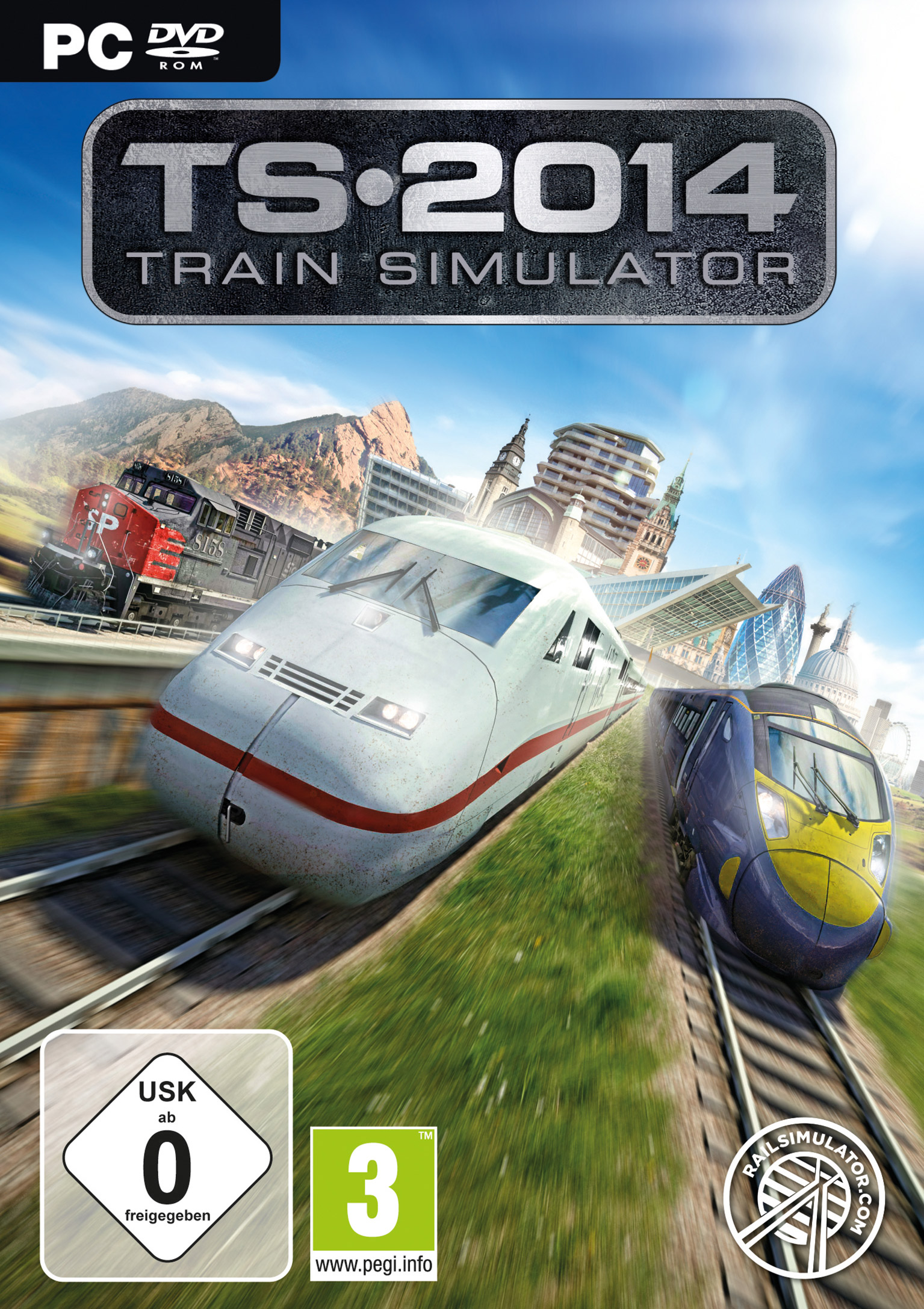 Train Simulator 2014 - predn DVD obal