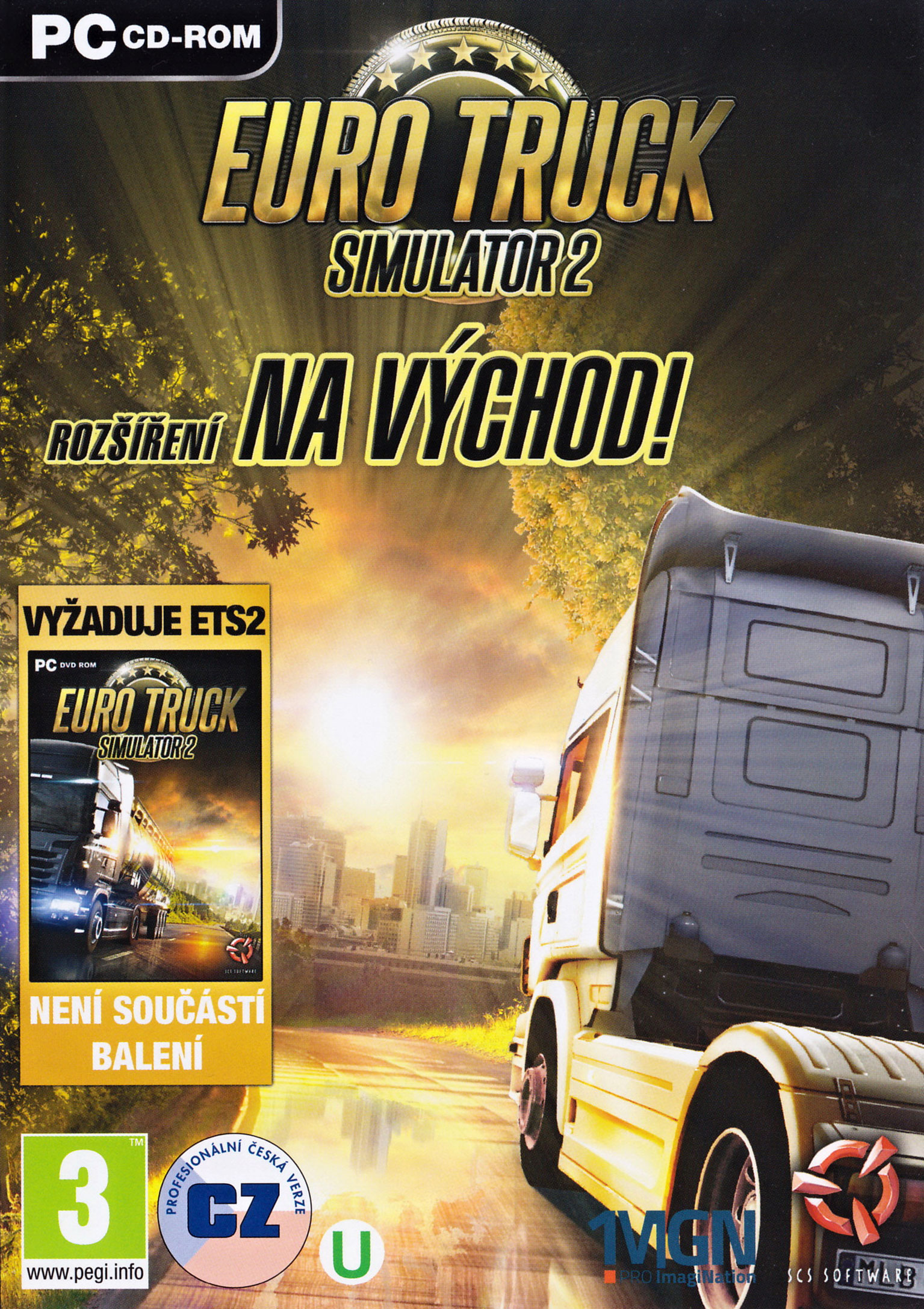 Euro Truck Simulator 2: Going East! - predn DVD obal 2