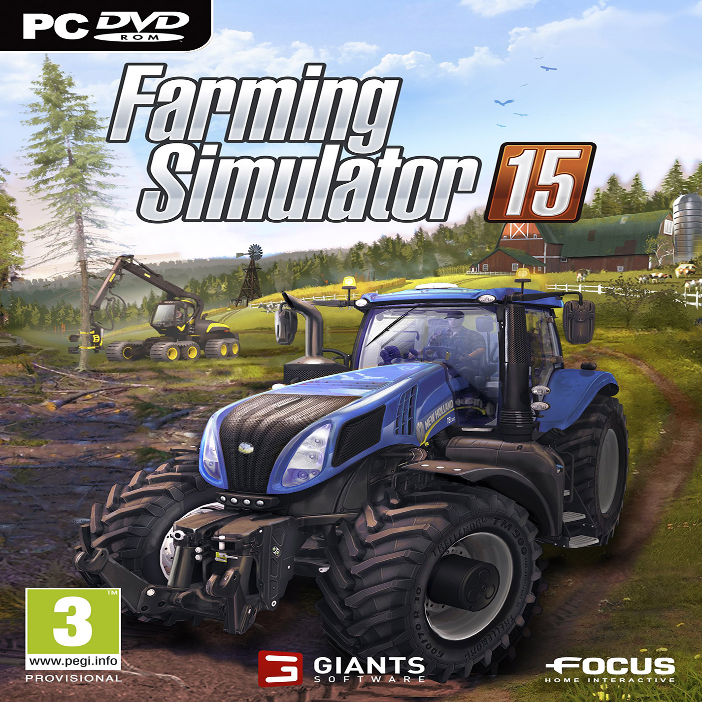 Farming Simulator 15 - predn CD obal