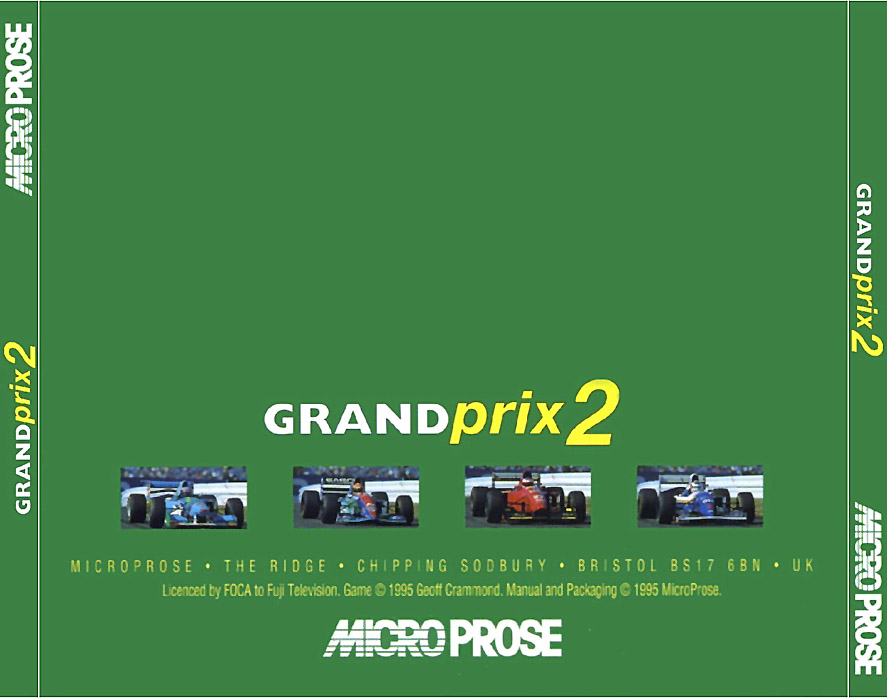 Grand Prix 2 - zadn CD obal