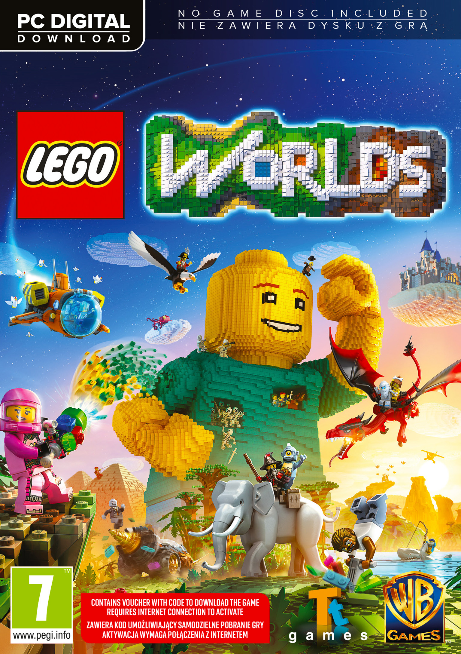 LEGO Worlds - predn DVD obal