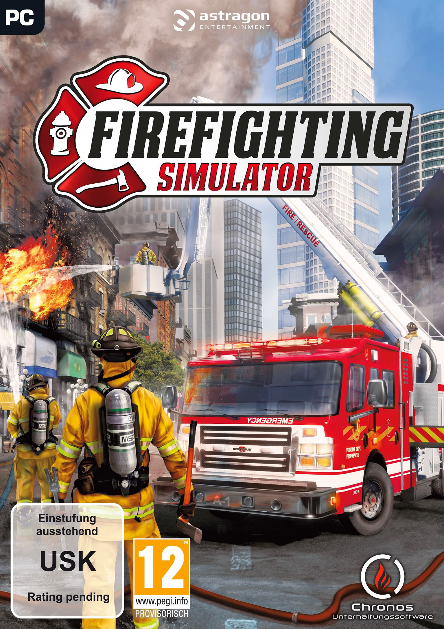 Firefighting Simulator: The Squad - predn DVD obal