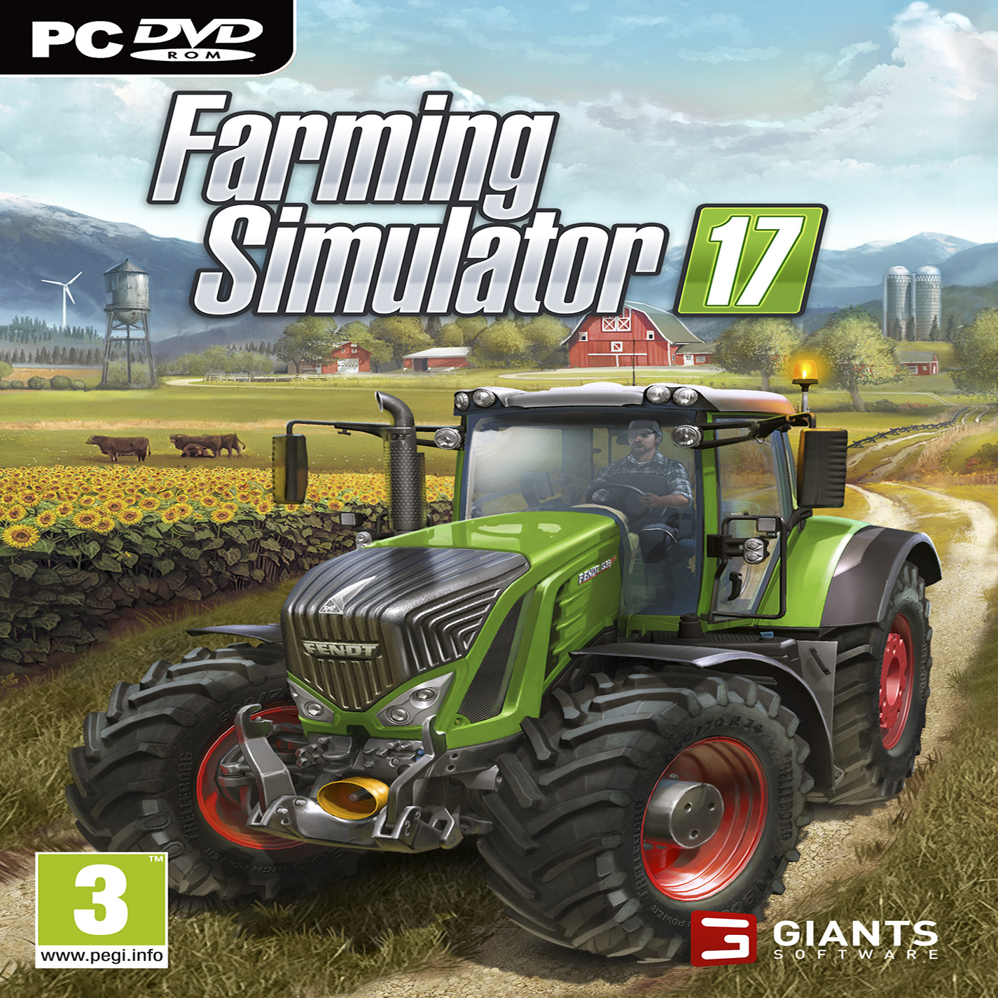 Farming Simulator 17 - predn CD obal