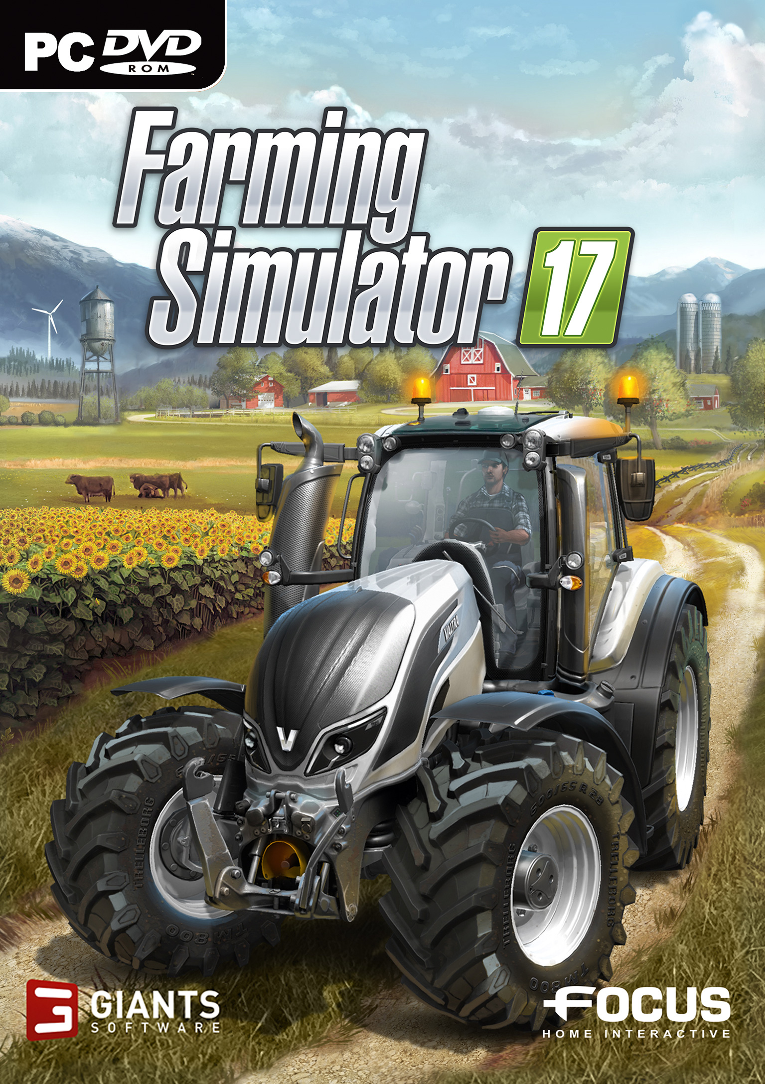 Farming Simulator 17 - predn DVD obal 2
