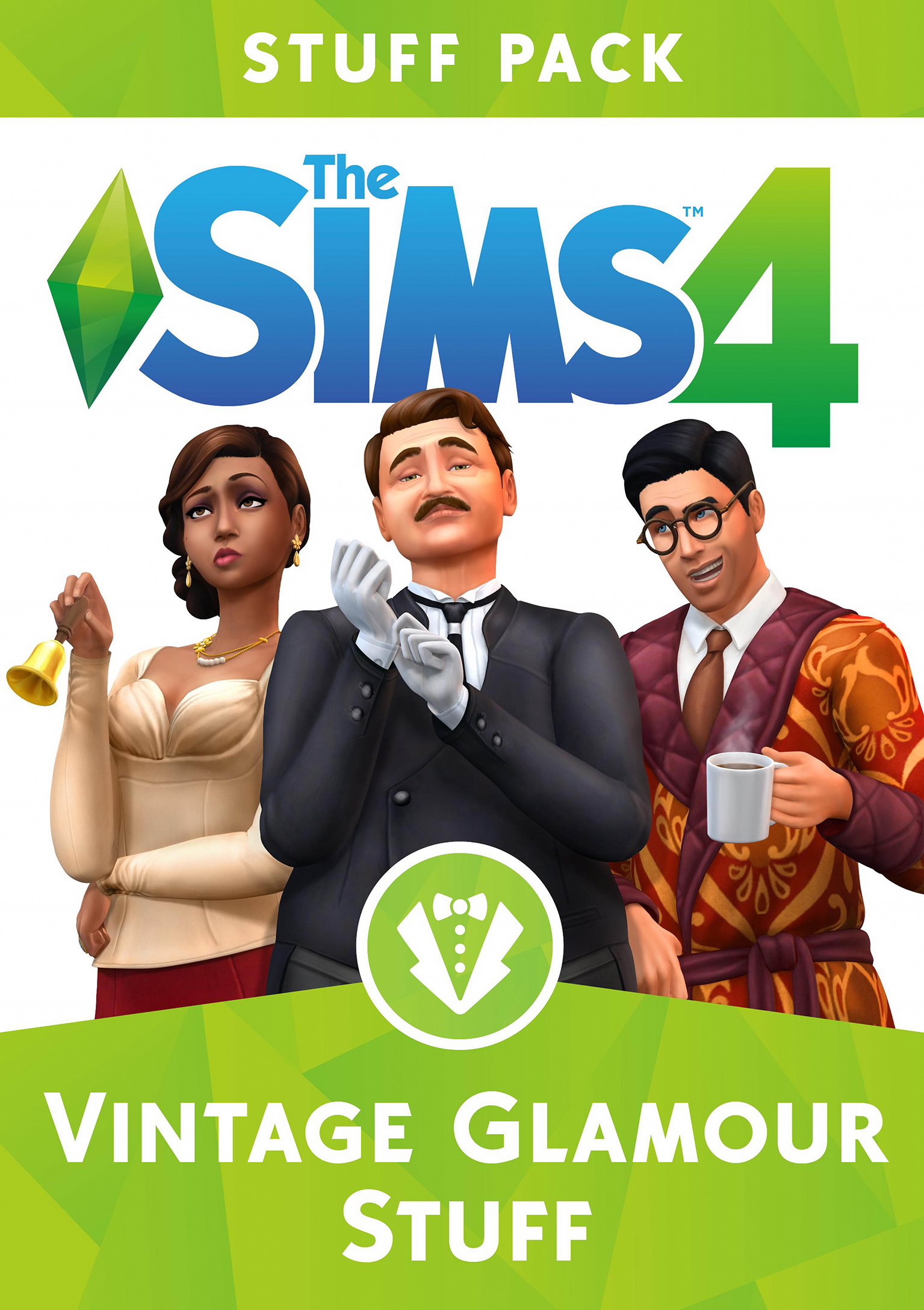 The Sims 4: Vintage Glamour Stuff Pack - predn DVD obal