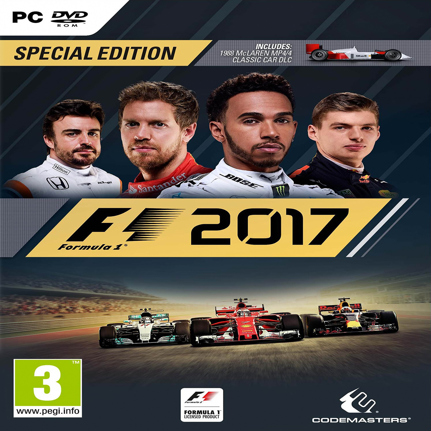F1 2017 - predn CD obal