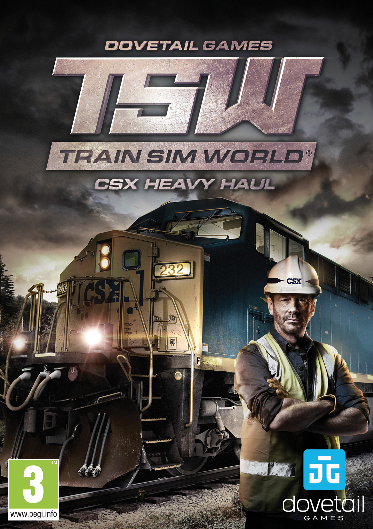 Train Sim World: CSX Heavy Haul - predn DVD obal