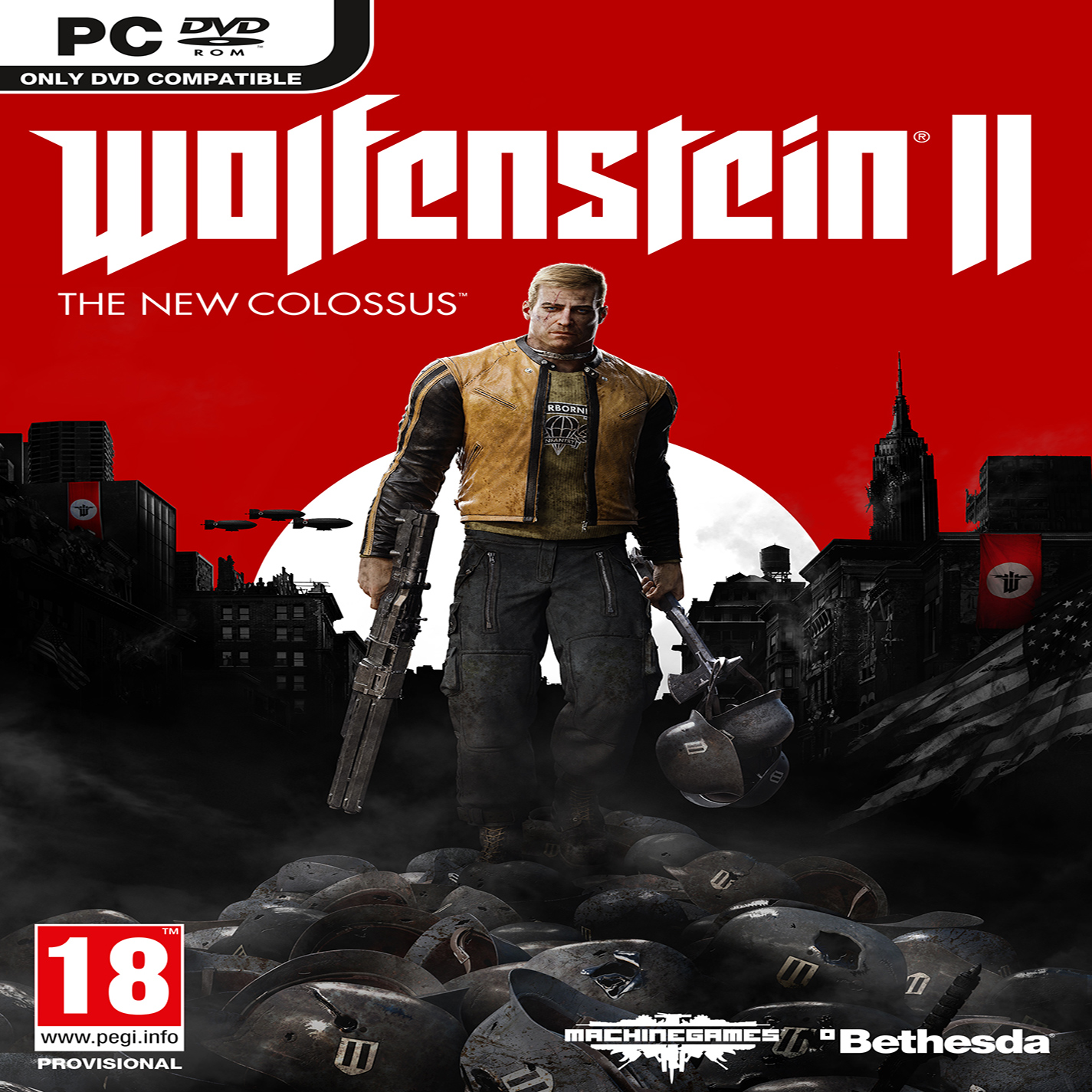 Wolfenstein II: The New Colossus - predn CD obal