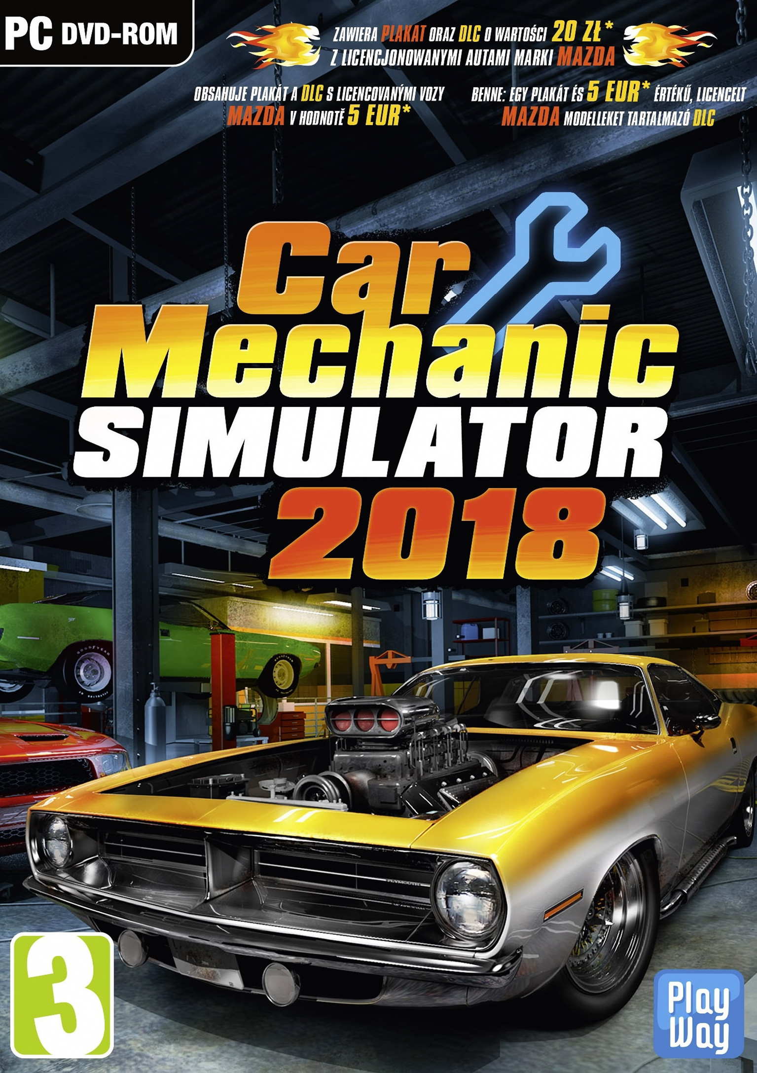 Car Mechanic Simulator 2018 - predn DVD obal