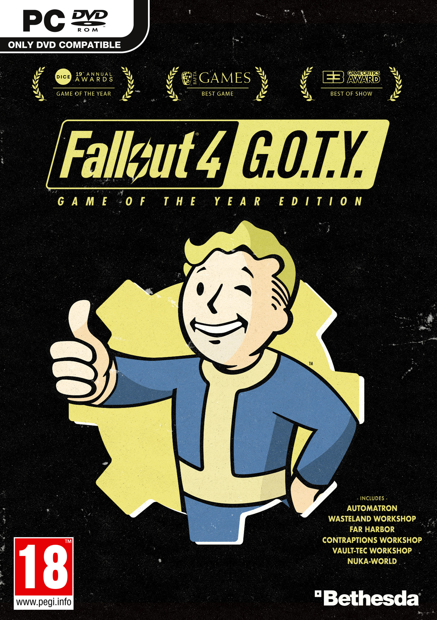 Fallout 4: Game of the Year Edition - predn DVD obal