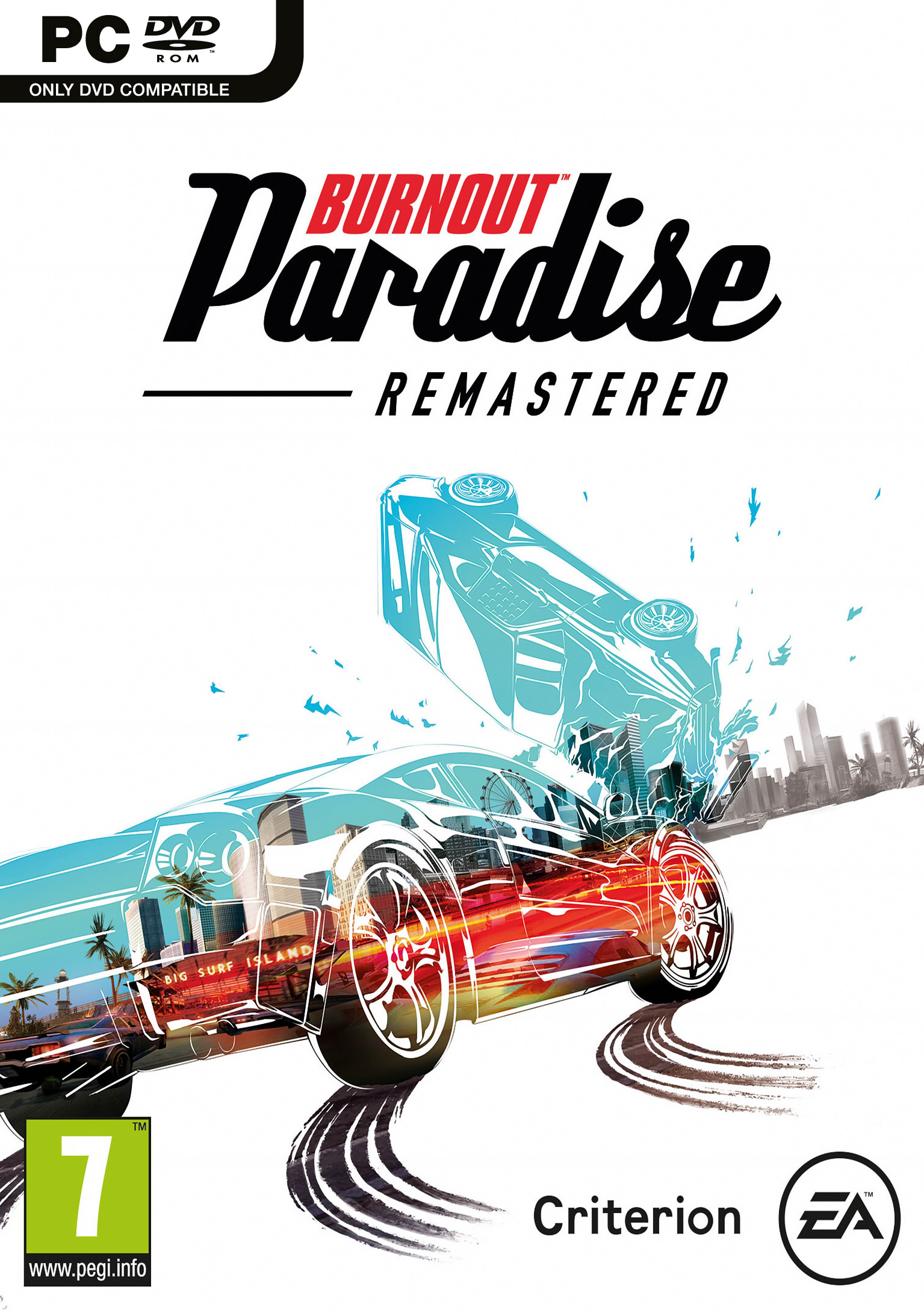 Burnout Paradise Remastered - predn DVD obal