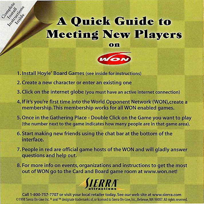 Hoyle Board Games - predn vntorn CD obal