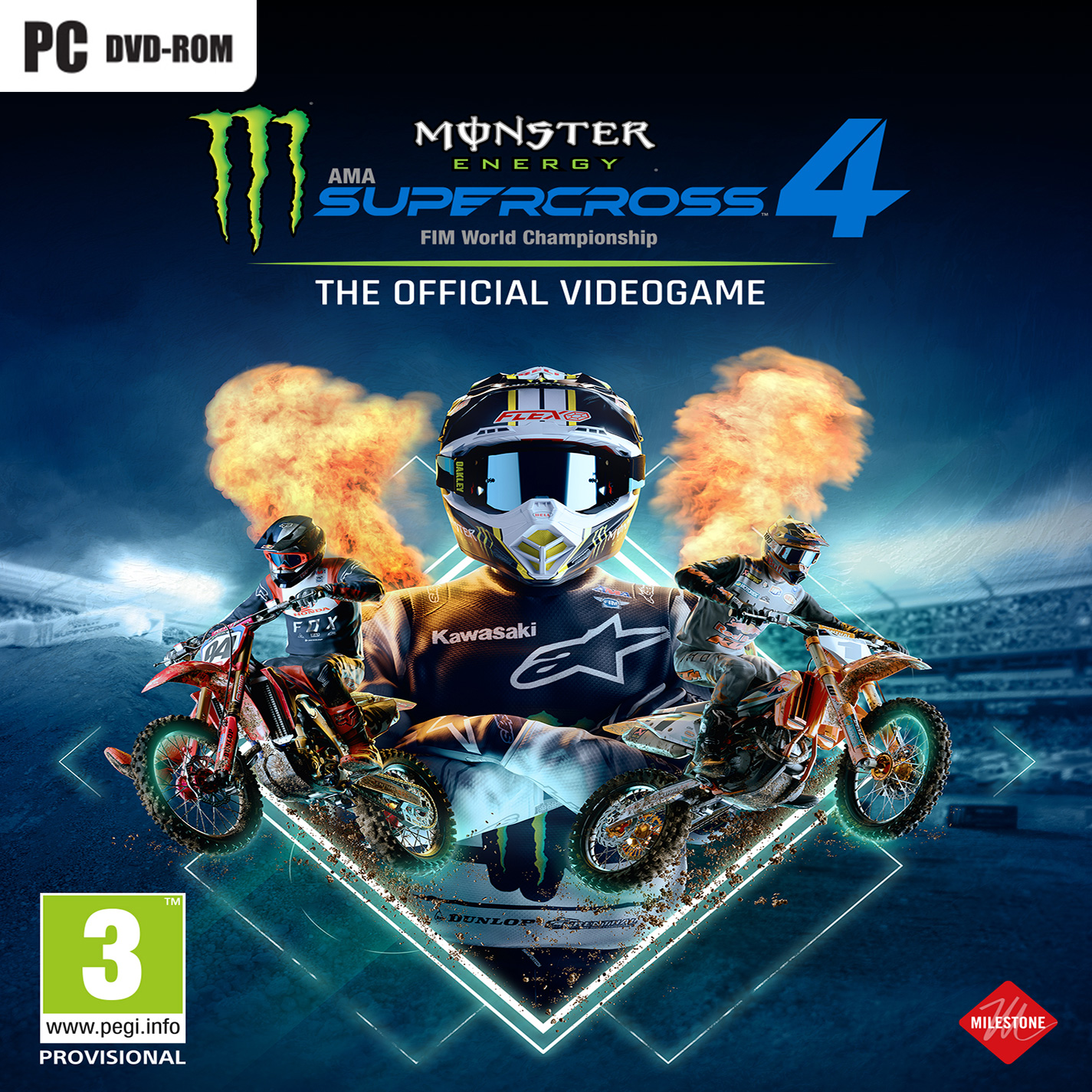 Monster Energy Supercross 4 - The Official Videogame - predn CD obal