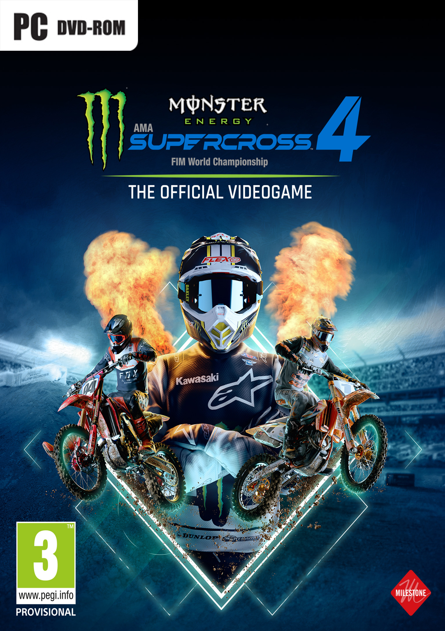 Monster Energy Supercross 4 - The Official Videogame - predn DVD obal