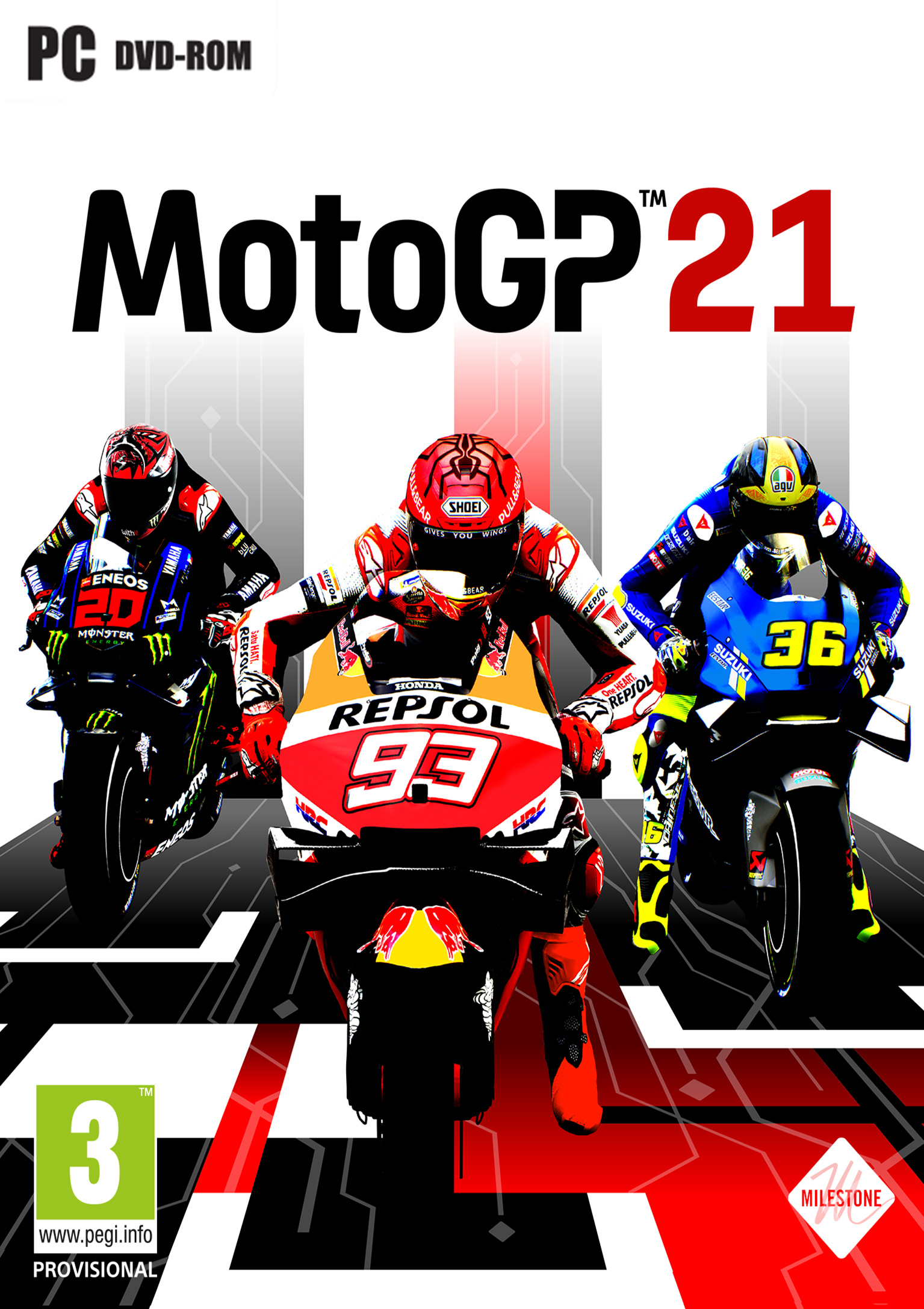 MotoGP 21 - predn DVD obal