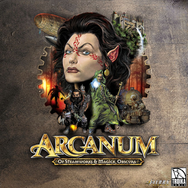 Arcanum: Of Steamworks and Magick Obscura - predn CD obal