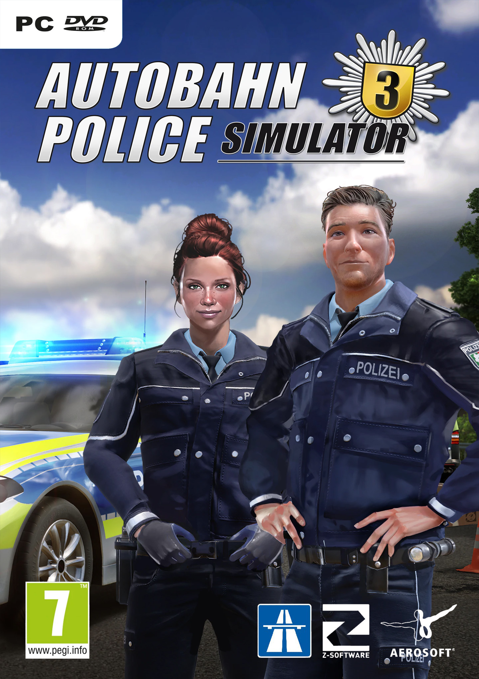 Autobahn Police Simulator 3 - predn DVD obal 2