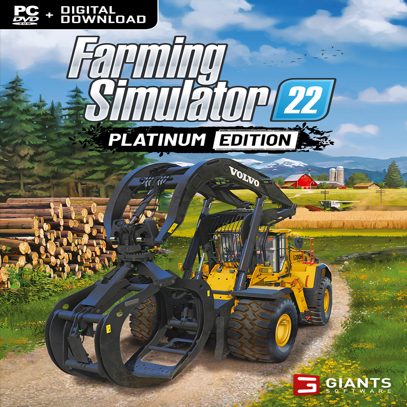 Farming Simulator 22: Platinum Edition - predn CD obal