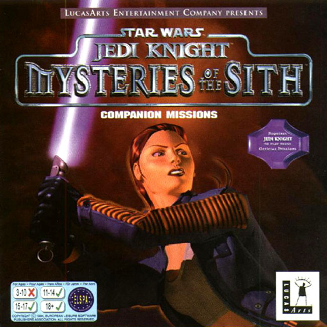 Star Wars: Jedi Knight - Mysteries of the Sith - predn CD obal