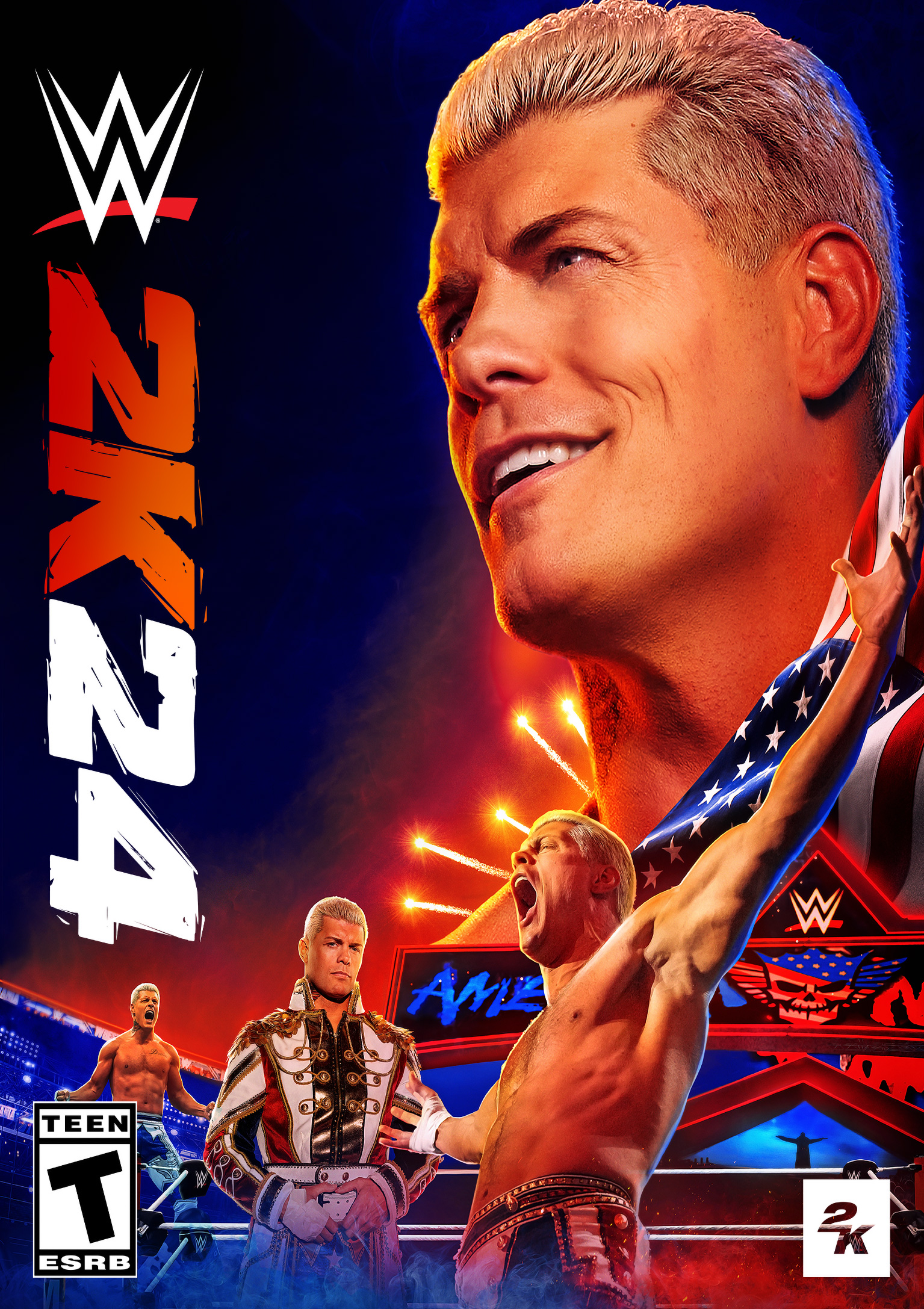 WWE 2K24 - predn DVD obal