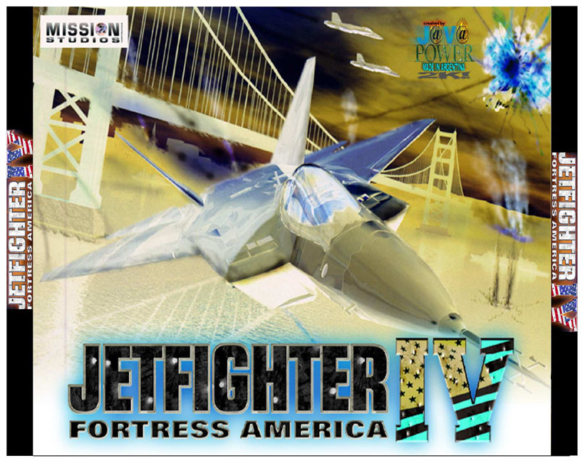 Jet Fighter 4: Fortress America - zadn CD obal