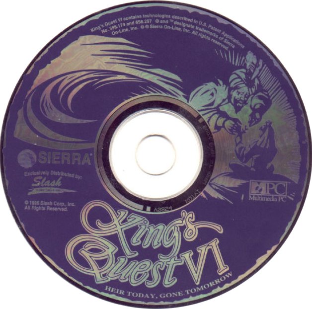 King's Quest 6: Heir Today, Gone Tomorrow - CD obal