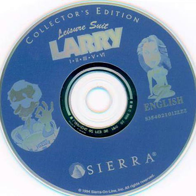 Leisure Suit Larry 1-2-3-5-6: Collector's Edition - CD obal