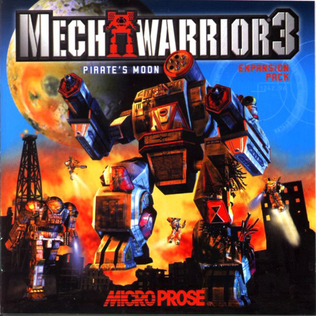 MechWarrior 3: Pirate's Moon - predn CD obal