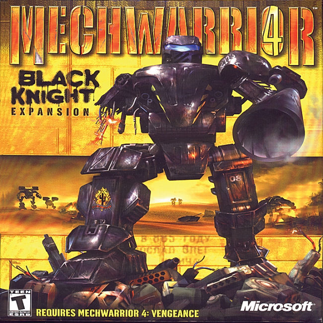MechWarrior 4: Black Knight Expansion - predn CD obal