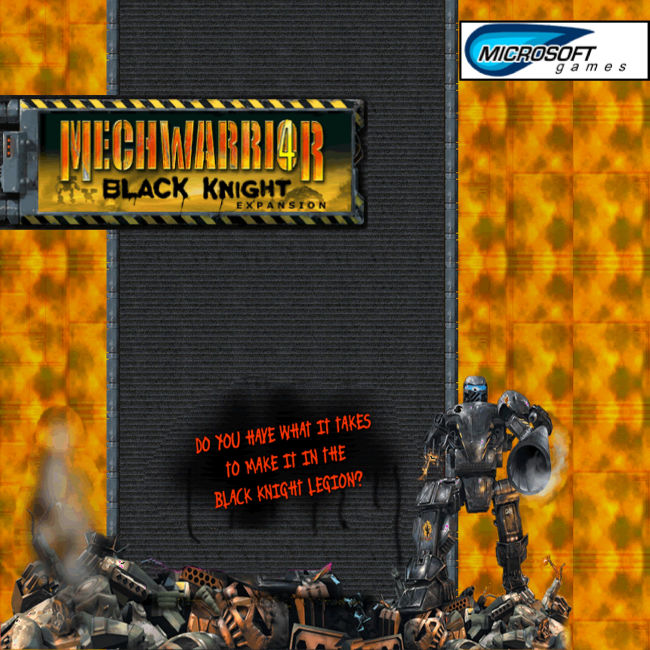 MechWarrior 4: Black Knight Expansion - predn vntorn CD obal