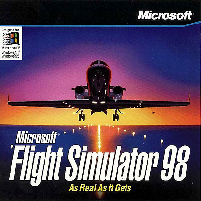 Microsoft Flight Simulator 98 - predn CD obal