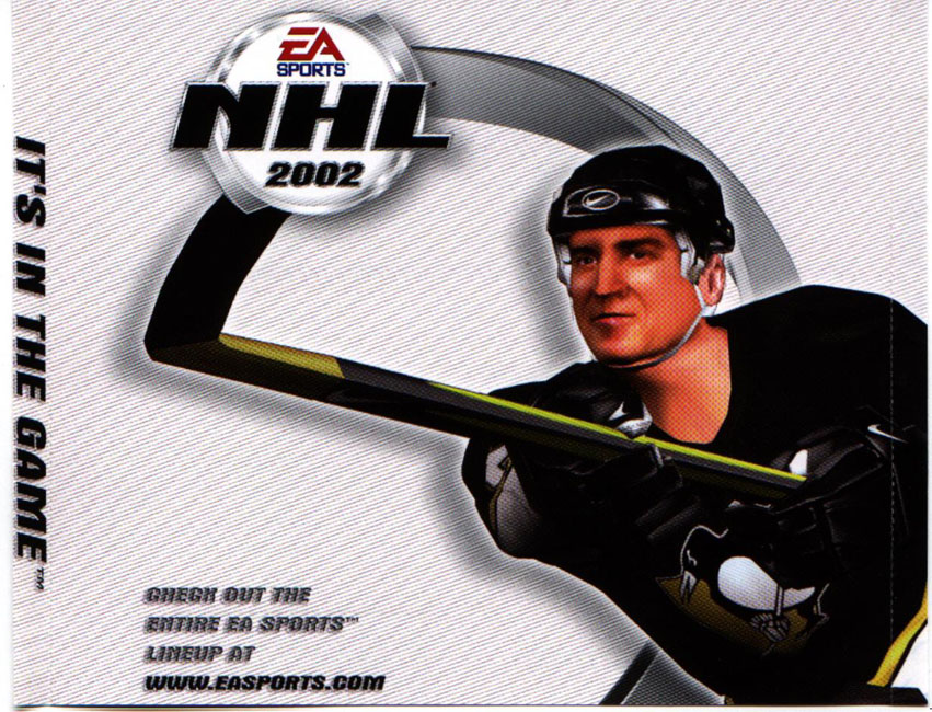 NHL 2002 - zadn vntorn CD obal