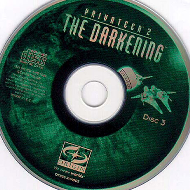 Privateer 2: The Darkening - CD obal 3