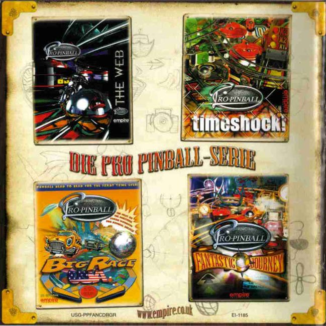 Pro Pinball: Fantastic Journey - predn vntorn CD obal
