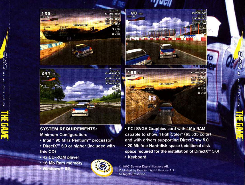 S40 Racing - zadn CD obal