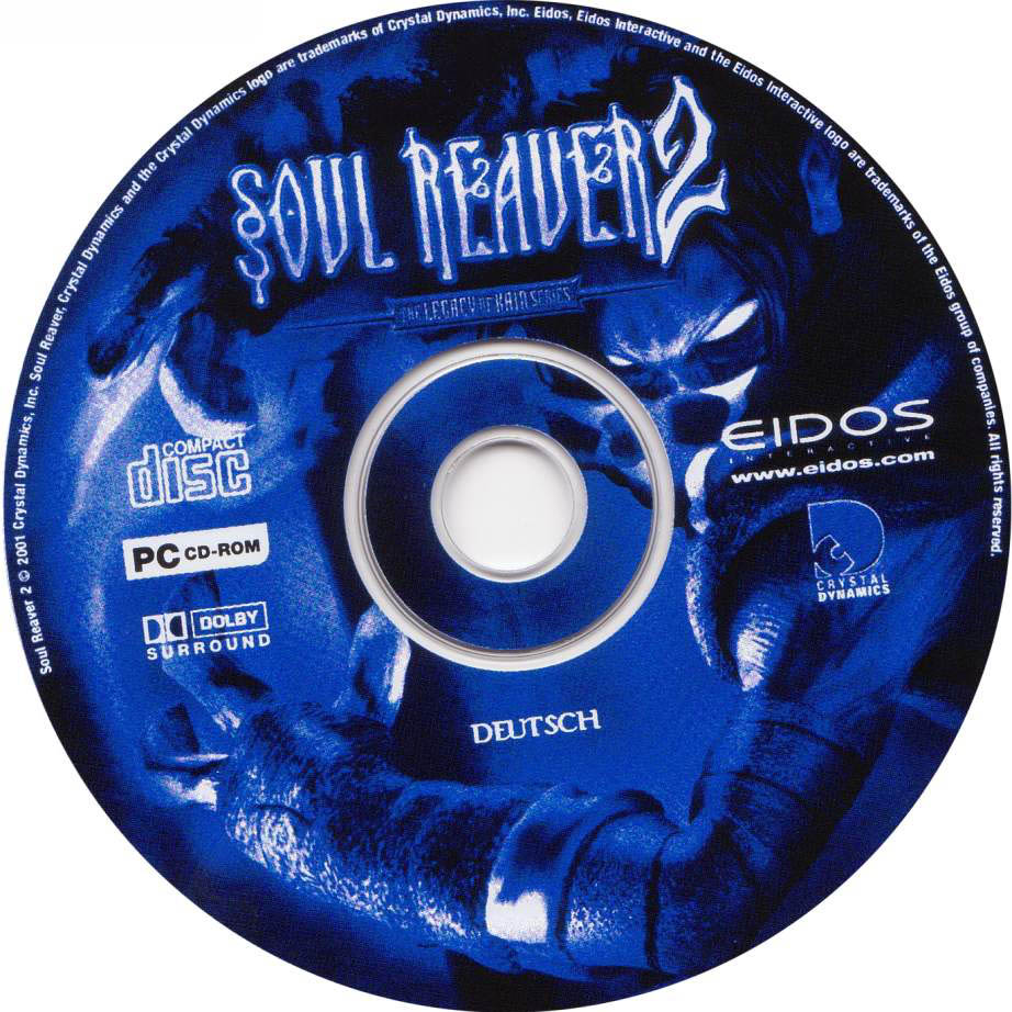 Soul Reaver 2: The Legacy of Kain Series - CD obal