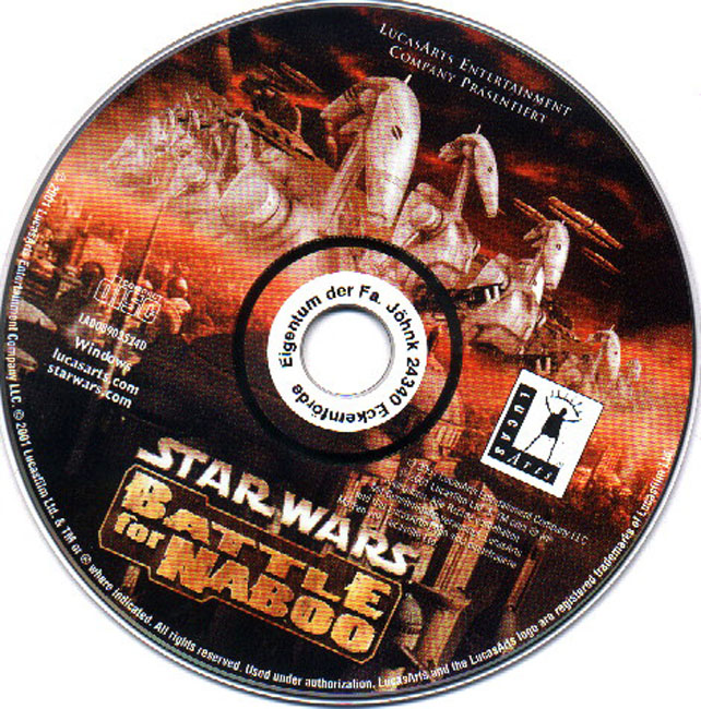 Star Wars: Battle for Naboo - CD obal