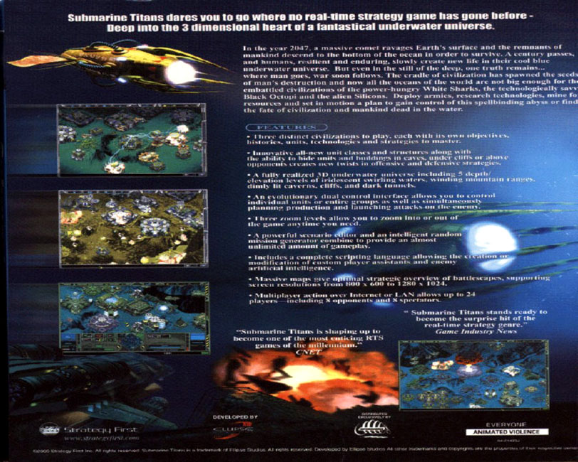 Submarine Titans - zadn CD obal