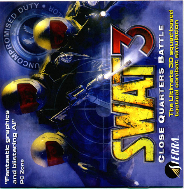 SWAT 3 - Close Quarters Battle - predn CD obal 2