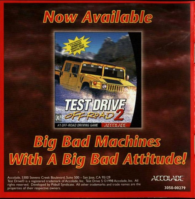 Test Drive 5 - predn vntorn CD obal