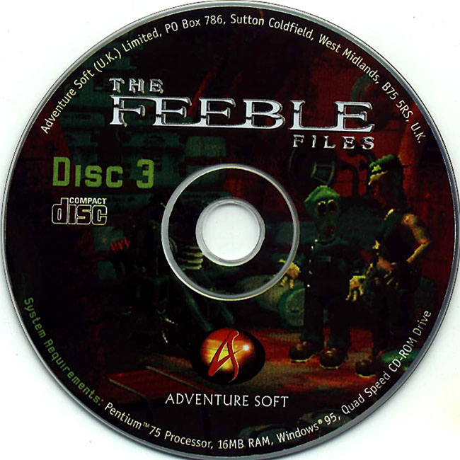 The Feeble Files - CD obal 3